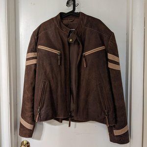 Men's XL Wilsons Brown Leather Jacket